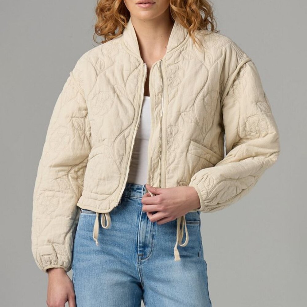 NWT Blank NYC‎  Floral Quilted Jacket